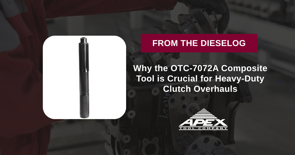 OTC-7072A Heavy Duty Commercial Truck Clutch Disc Hub Spline Alignment Mandrel Tool